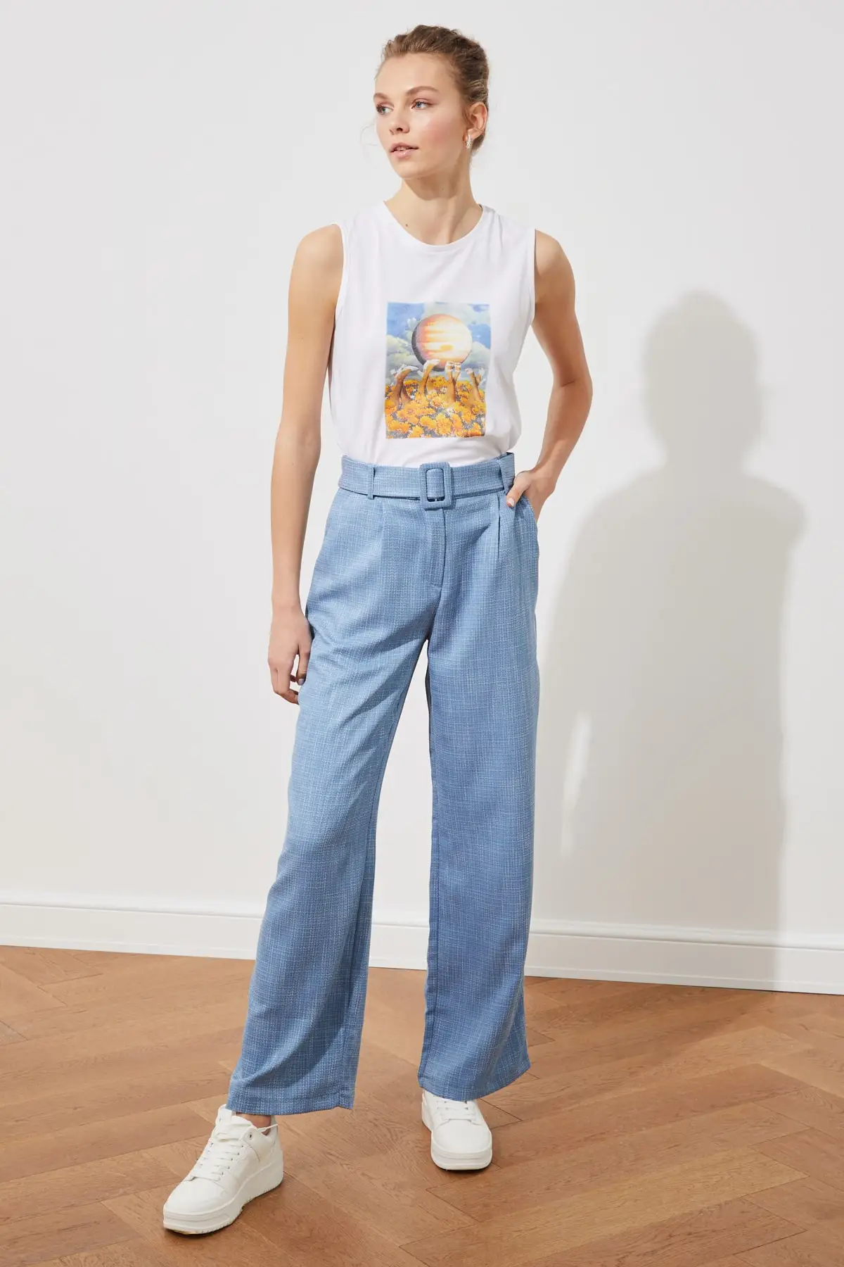 Trendyol Arched Pants TWOSS21PL0424
