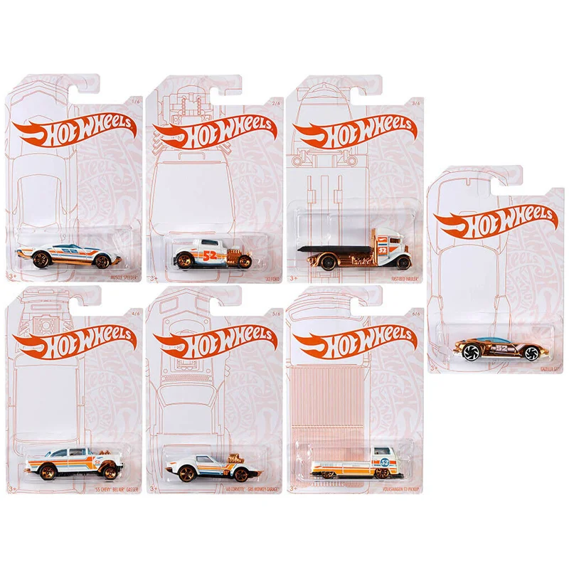 

In Stock Hot Wheels GJW48 Alloy Children's Car Stereoscopic Toy 52TH Pearlescent Series 1/64 Metal Cast Model Collection Toys