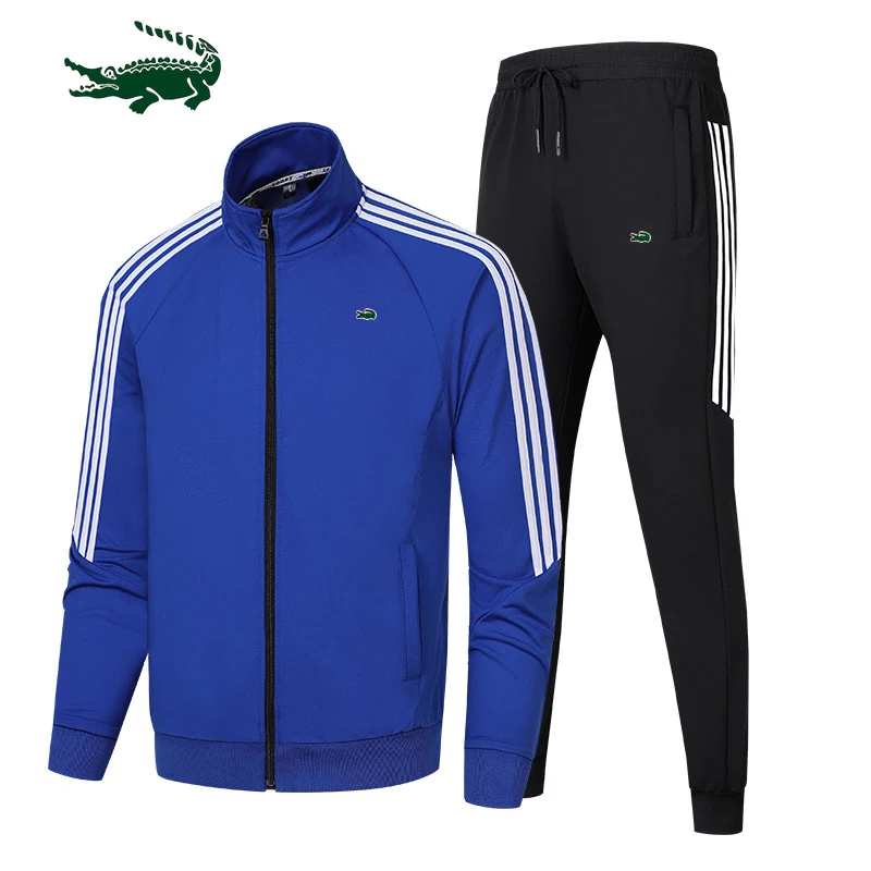 Cartelo Men's Sets Two Piece Tracksuit Casual Zipper Jacke + Pants Harajuku Sport Suits Spring Brand Sportswear