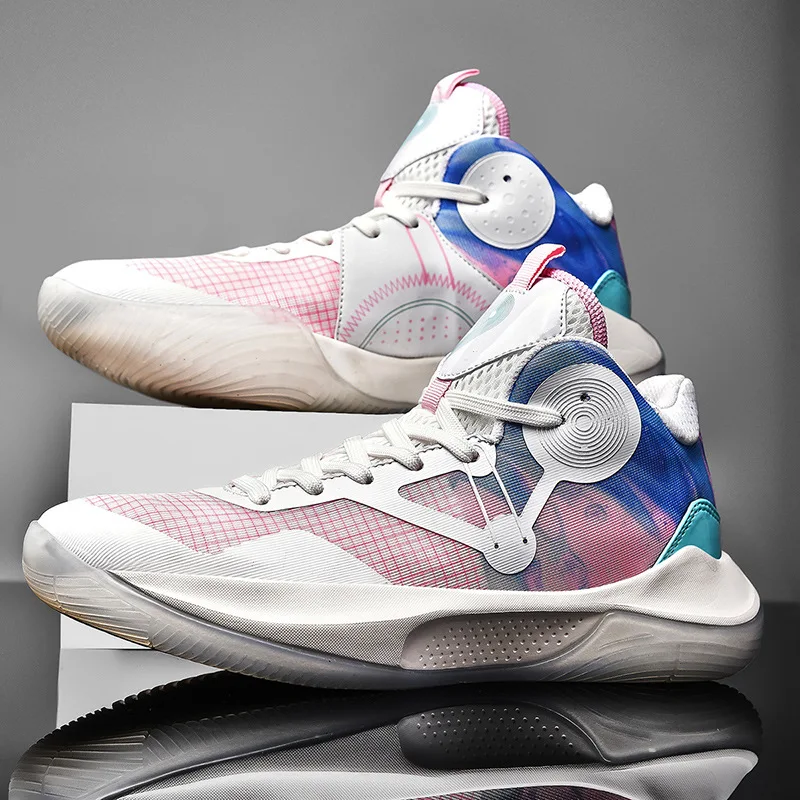 

Sonic 9 Actual Combat Basketball Shoes Men's Sports Shoes Men's Floor-cleaning Boots New High-top Casual Shoes Large Size
