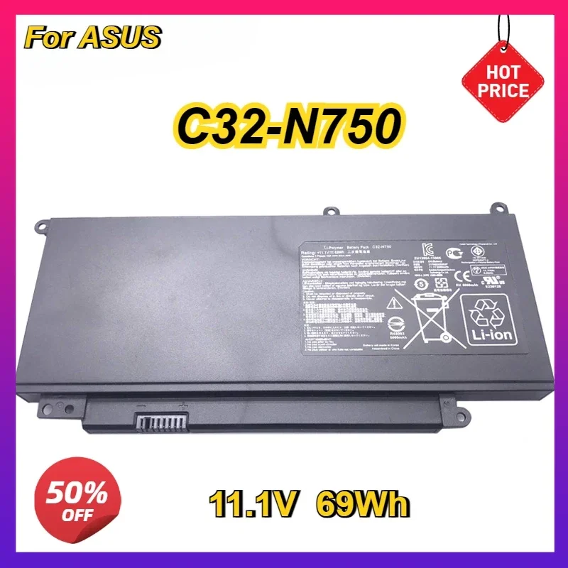 LMDTK Новый аккумулятор для ноутбука C32-N750 ASUS N750 N750J N750JK N750JV N750Y47JK-SL N750Y47JV-SL 11 1 В 6260