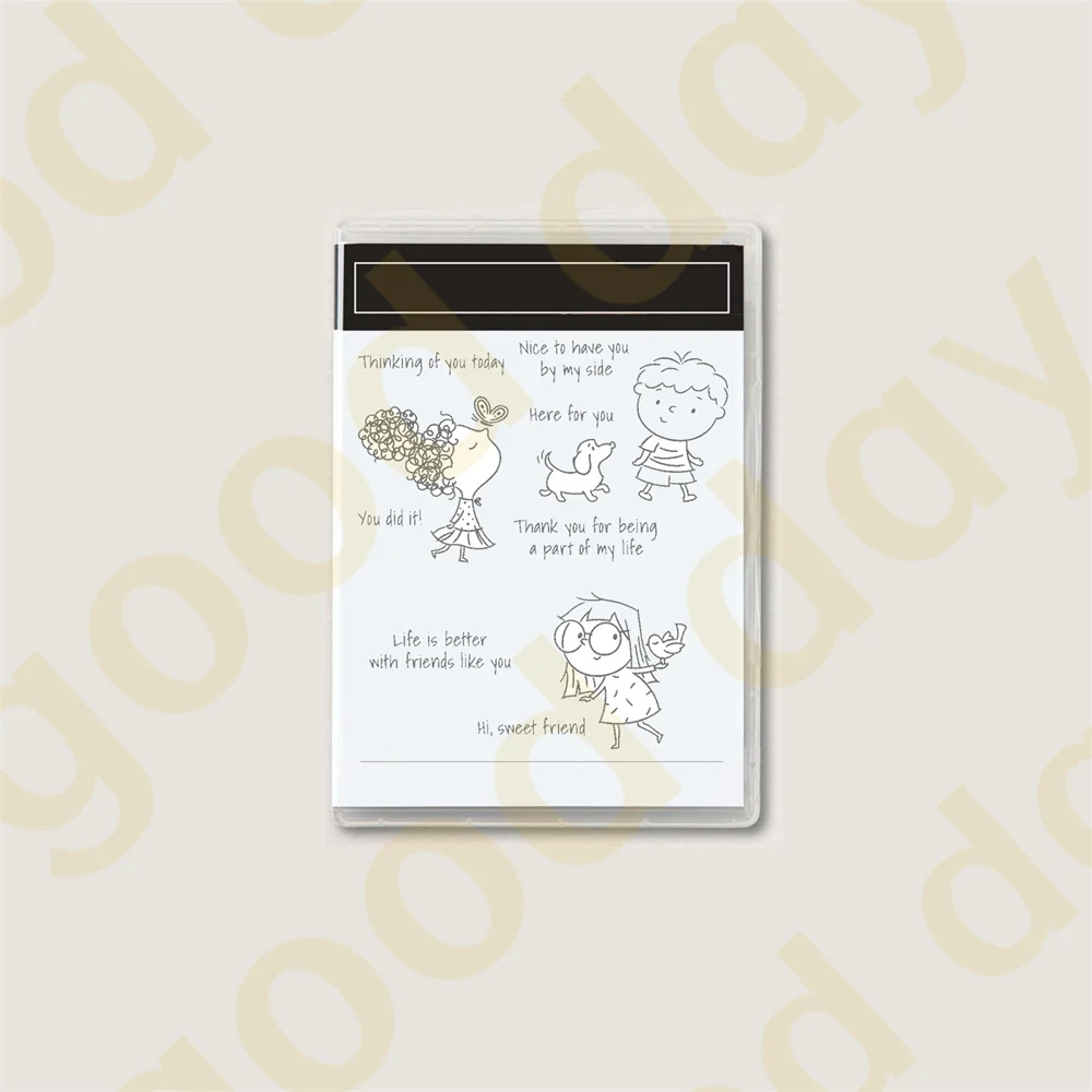 

2022 Arrival New child and dog Cutting Dies Stamps Scrapbook Diary Decoration Embossing Template Diy Greeting Card Handmade