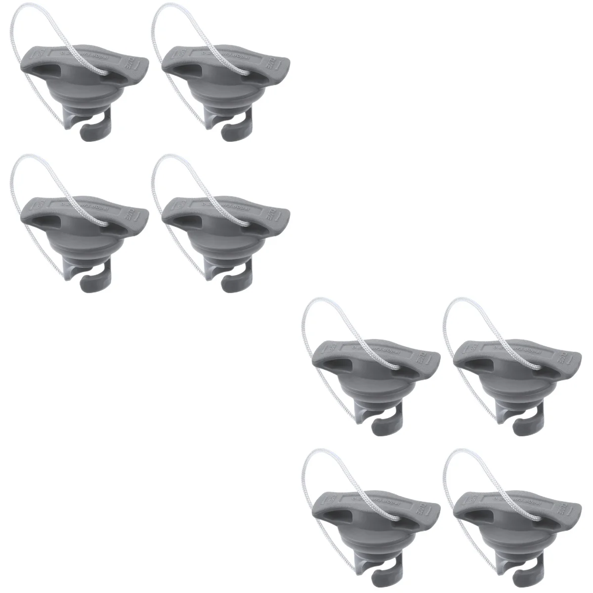 

8 Pcs Rubber Boat Kayak Air Valve Cover Inflatable Kayaks Yacht Gas Pvc Valves Caps