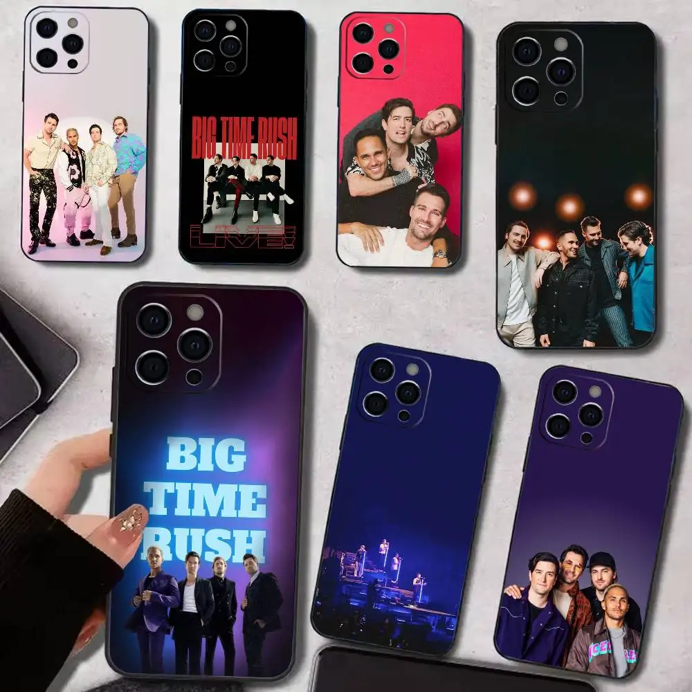 Фото Чехол для телефона Music B-Big T-Time R-Rush для iPhone 17, 16, 15, 14, 13, 12, 11 Plus, Pro Max, XS, мягкий силиконовый, черный №1