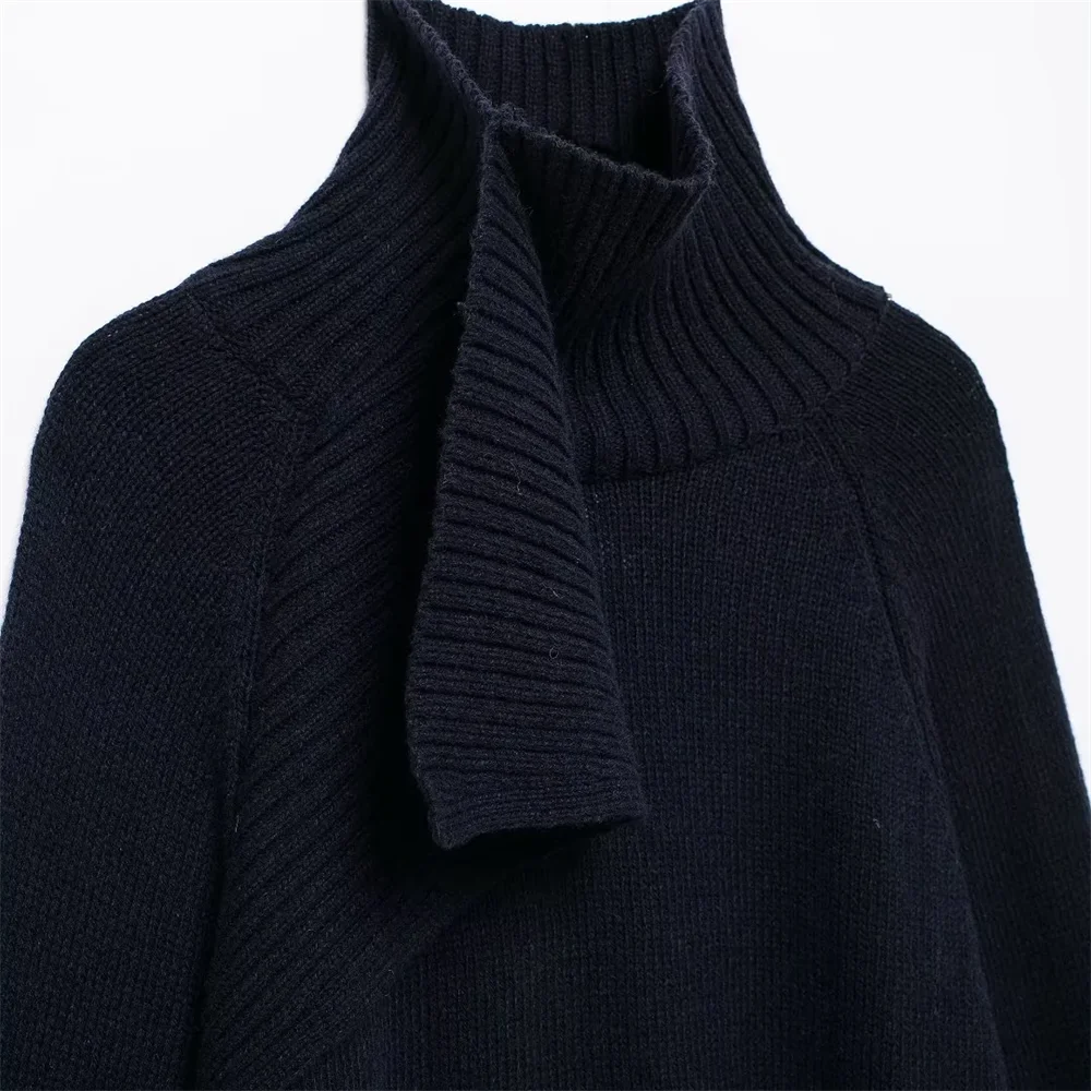 RARA осень/зима 2023 новый женский модный воротник асимметричный шарф украшение