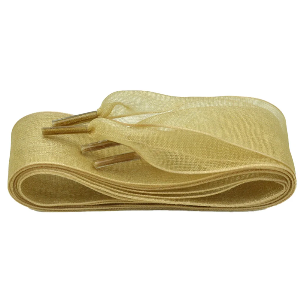 Shoelaces Shoelace Strings Shoestrings Satin Shoe Ribbon Lace Snow Kids Grosgrain Chiffon Diy Silk Tap Shoes Elastic Stretchy