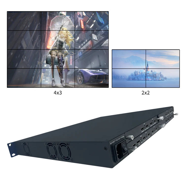 Настенный видеоконтроллер Bitvisus 2x7 16-канальный 8K