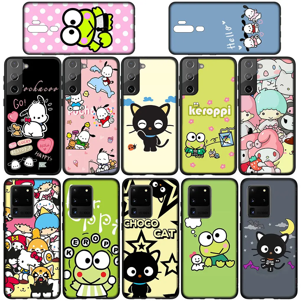 Чехол для телефона Keroppi Chococat Pochacco OPPO A17 A15 A16 A53 A79 A96 A95 A94 A74 A78 A58 A38 A57 A77 A40 A80 Мягкий