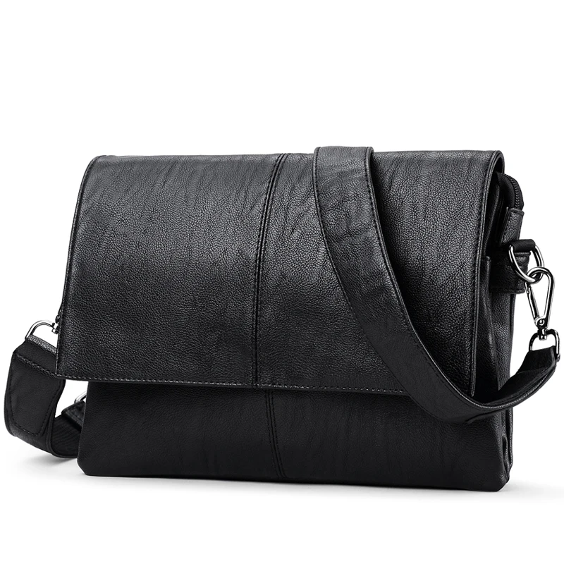 

Деловая сумка-мессенджер, маленькая Повседневная сумка, портфель, сумки через плечо, Мужская винтажная Роскошная брендовая кожаная сумка на плечо для мужчин