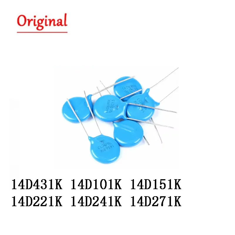 10 шт. варистор 14D431K 430 В пьезорезистор 14D431 14D471K 14D151K 14D561K 14D681K 14D271K 14D391K 14D511K 14D621K 14D470K