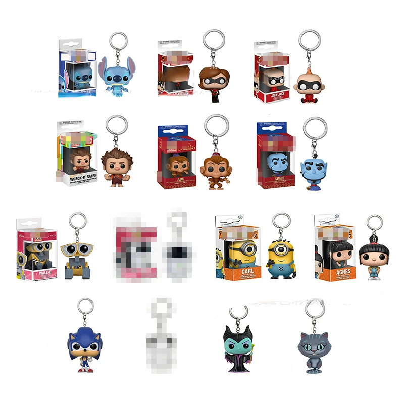 

Брелки в виде аниме «очень странные дела»