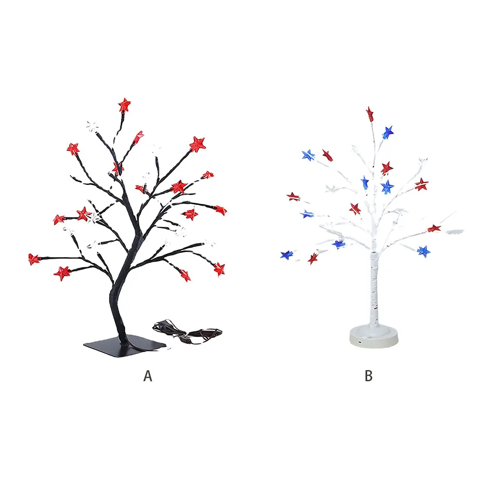 

Пластиковые настольные светильники для деревьев, доступное решение для украшения стен, разработанное для любой комнаты, светящееся дерево