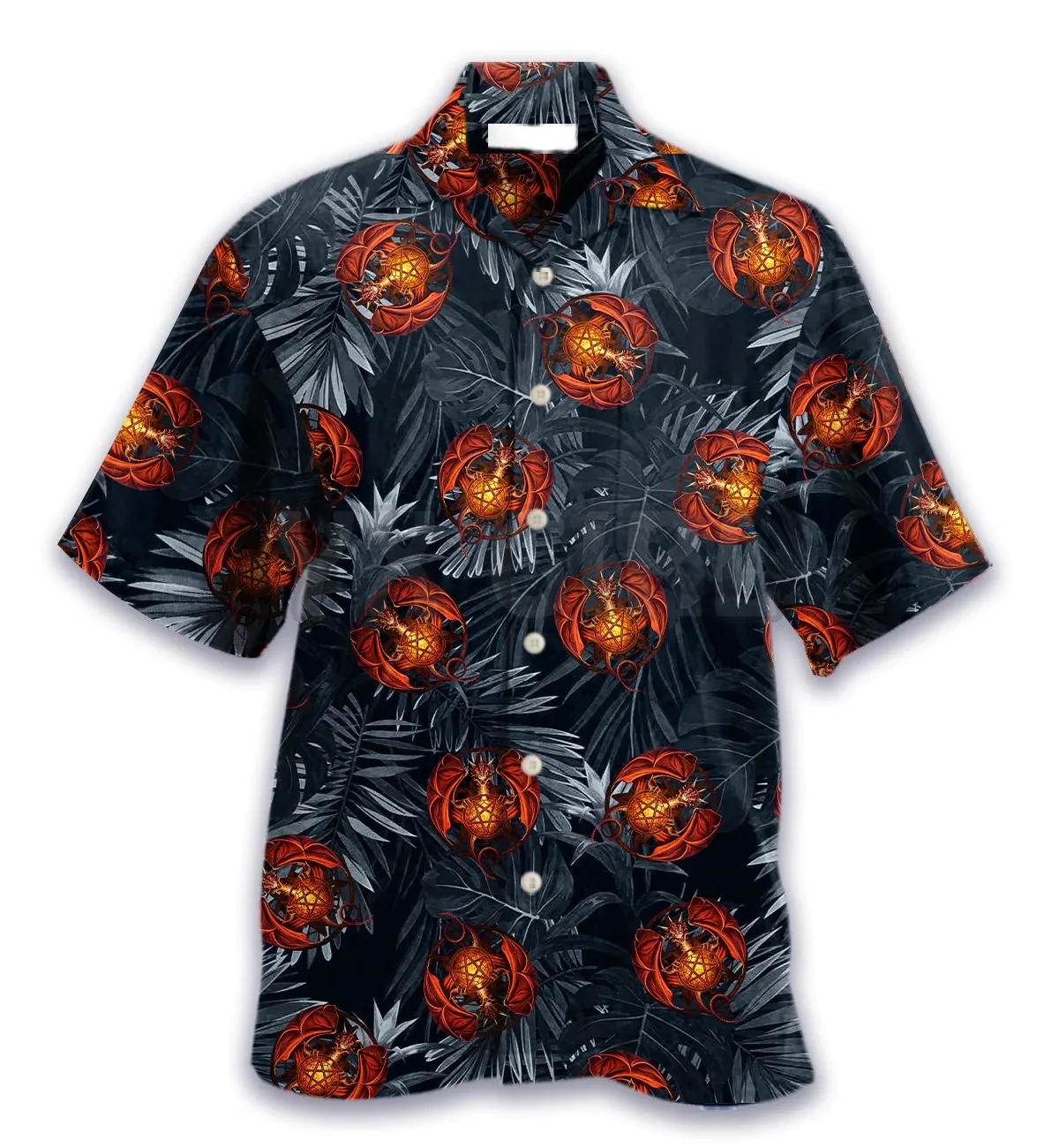 Dungeon Dragon Tattoo Hawaiian Shirt 3D All Over Printed Hawaiian Shirt Men's For Women's Harajuku Casual Shirt Unisex