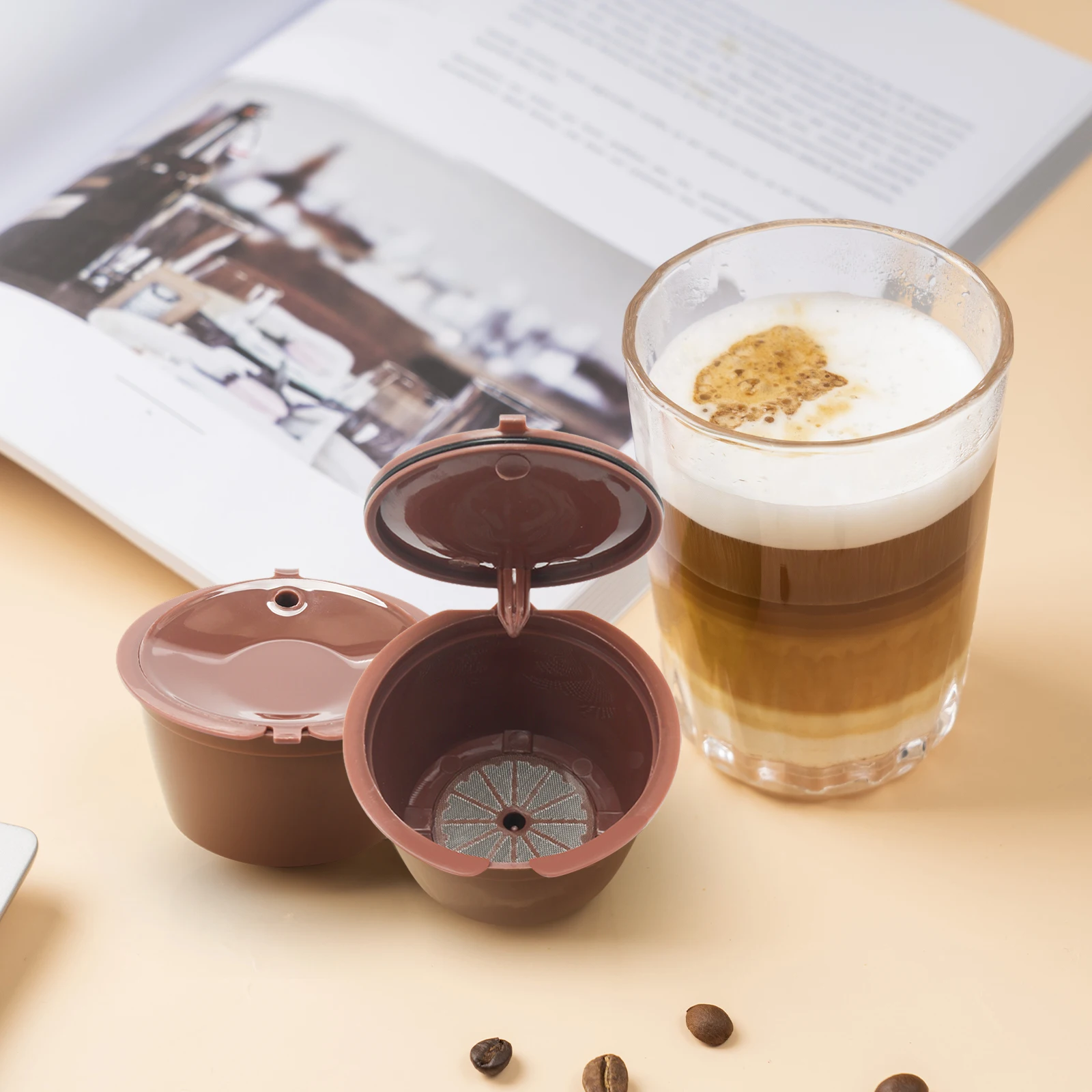 1-10 шт. многоразовые кофейные капсулы для машины Dolce Gusto многоразовые кофейные капсулы фильтр Набор чашек диспенсер кофейная капсула (art.: 3920c2bb93f88) - 3920c2bb93f88