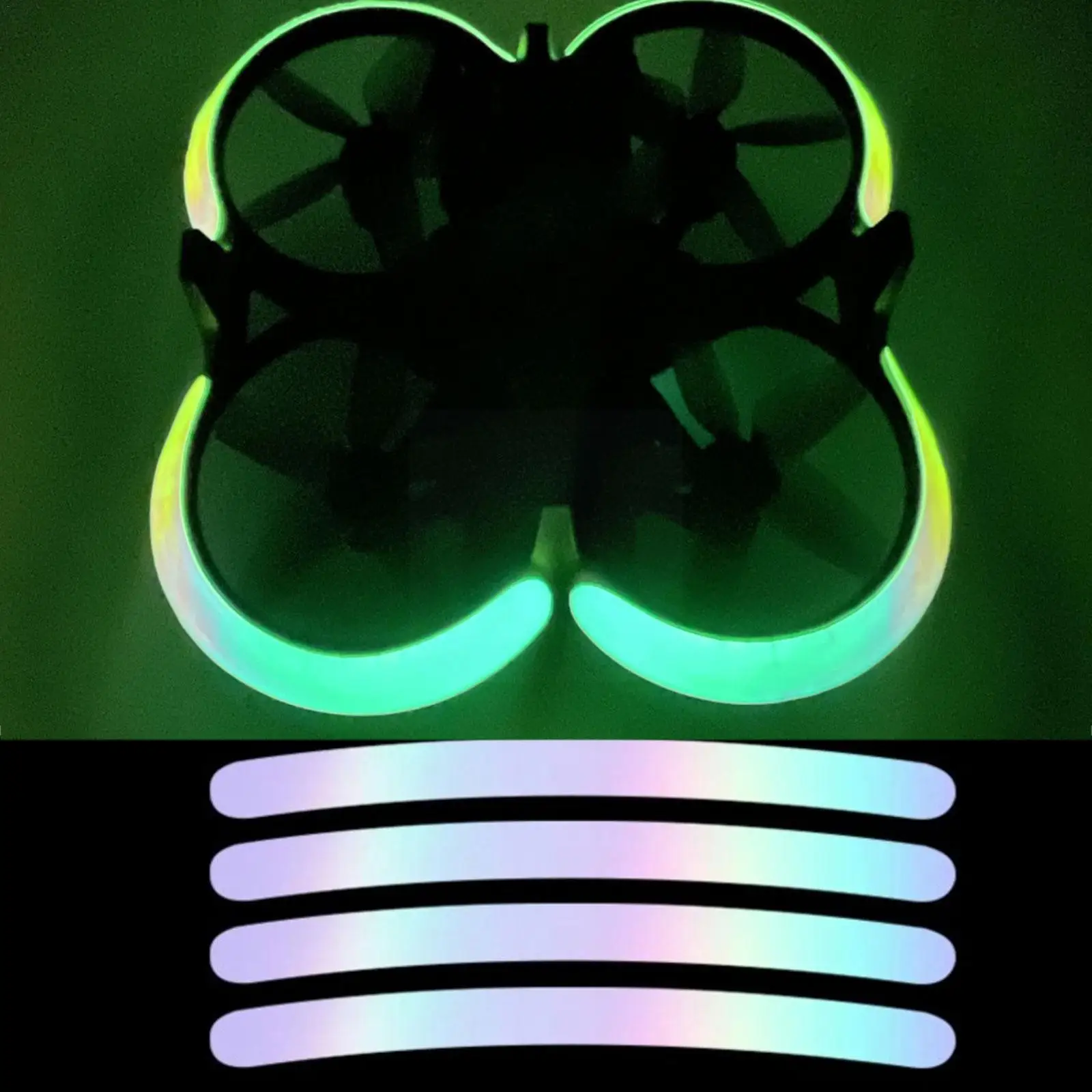 

Drone Fluorescent Sticker For Avata Colorful Luminous Film Cool Through Night Flight Luminous Pvc Film Drone Acce A5d8
