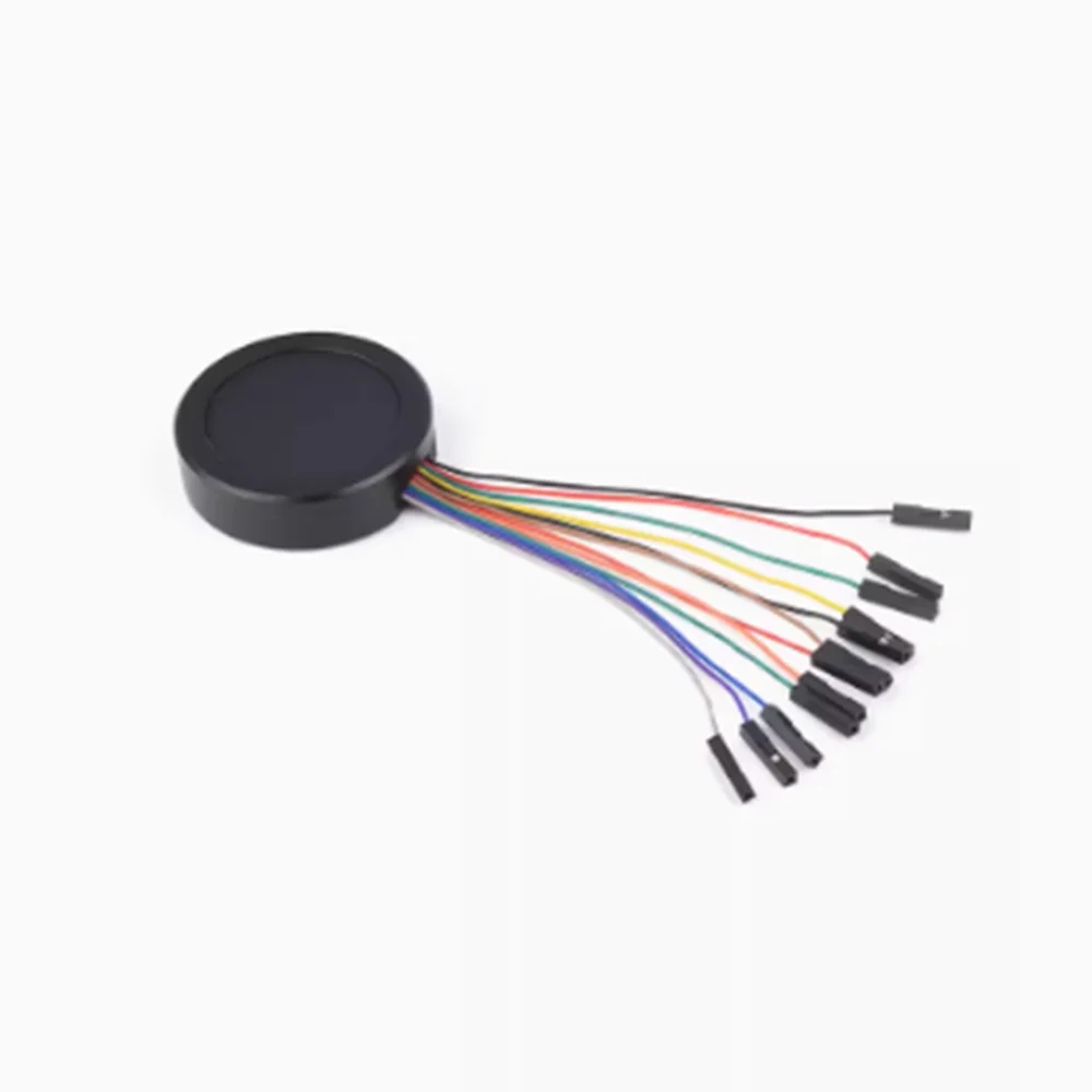 Круглый сенсорный ЖК-дисплей с металлическим корпусом для микроконтроллера RP2040