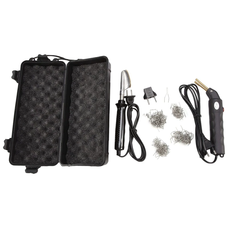 

Горячий степлер, пластиковый ремонтный сварочный аппарат, бампер, обтекатель, инструмент для кузова автомобиля, пластиковый сварочный степ...