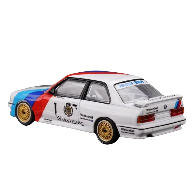 1:64 BMW M3 DTM 1987 Марк Hessel No.1 статическая модель из сплава Детская Коллекция