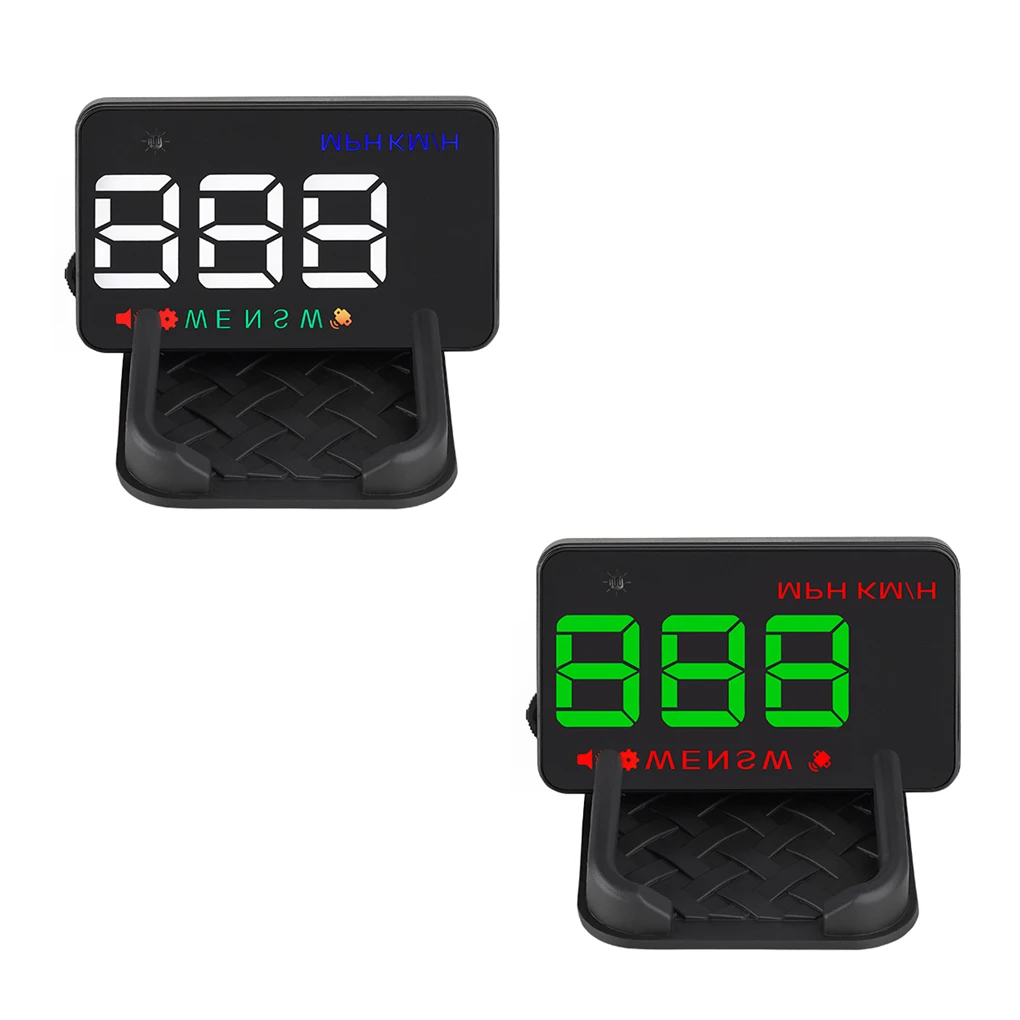 

Car HUD 3 5 Inch Head-Up Display Car Dashboard Reflective Speedometer with Auto Power Off White Light