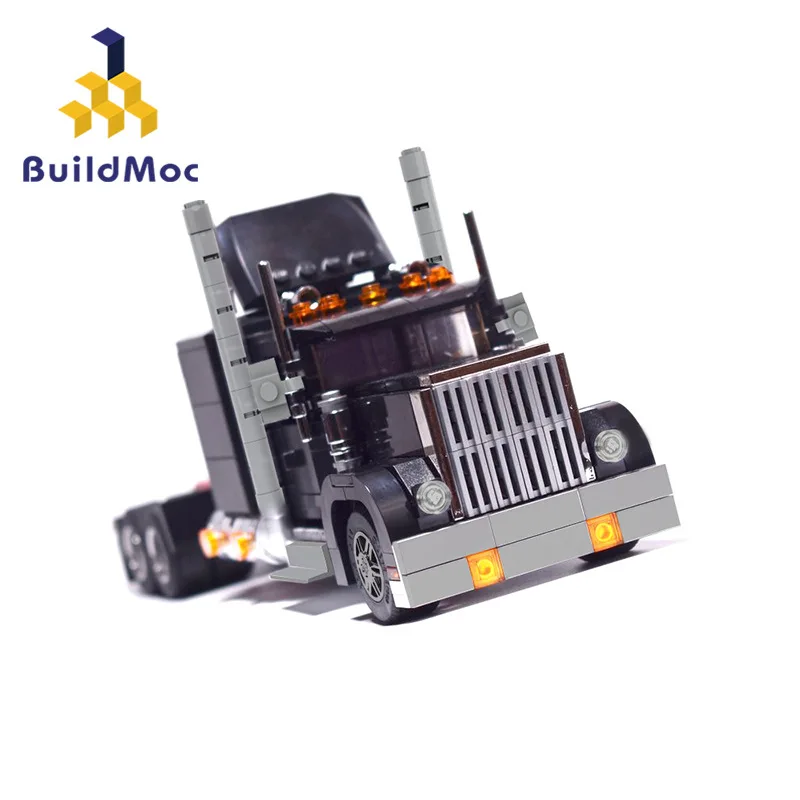 

Buildmoc, детский подарок, модель американского грузовика, модель, совместимый строительный блок, игрушки