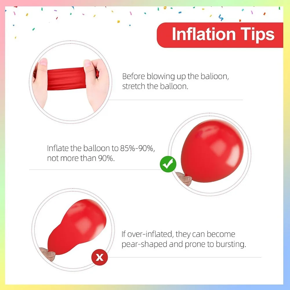142 Шт. Набор Рождественских Воздушных Шаров Подарочная Коробка Санта-Клауса L