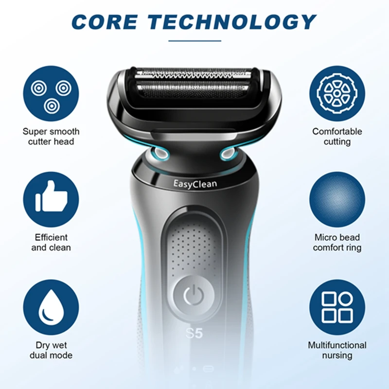 Сменная головка для Braun Series 5/6 Shaver 53B 50-R1000S/50-B1300S 6075Cc