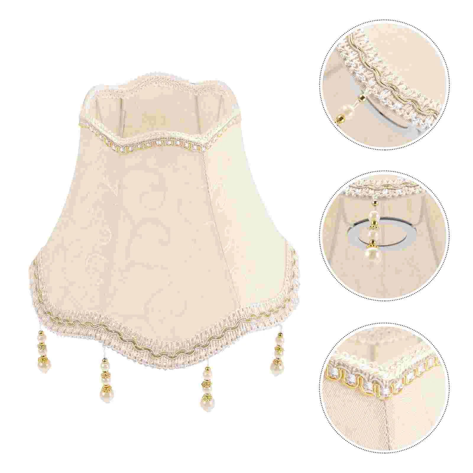 

Lamp Shade Shades Lampshade Cover Table Lamps Light Bell Covers Vintage Fabric Chandelier Drum Clip Shape Retro Flower European