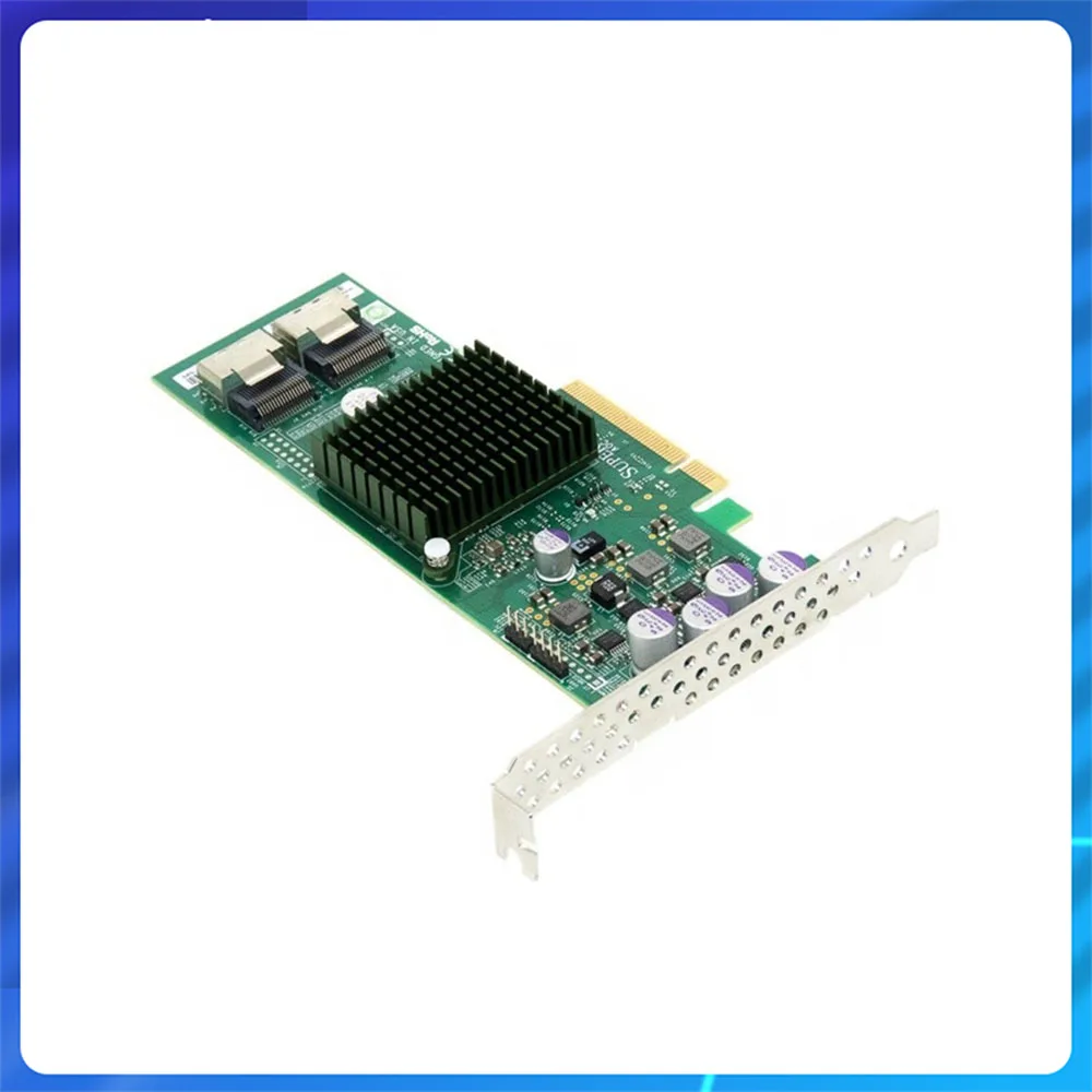 Original for Server AOC-S2308L-L8i PCIe 3.0 6Gb RAID Array Card IT Channel Pass-Through Card JBOD Mode AOC-S2308L-L8i Array Card
