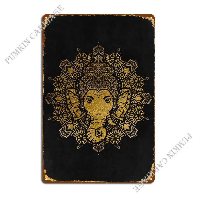 

Hinduism God Lord Ganesha металлический знак паб гараж забавная стена пещера жестяной знак плакат