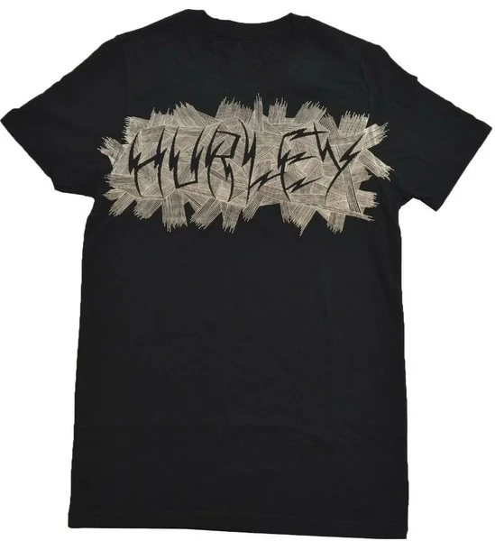 Hurley Black Graphic Short Sleeve Men's T-Shirt