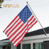 outdoor usa flag us 3x5 feet waterproof nylon embroidered stars sewn stripes brass grommets american flags and banners