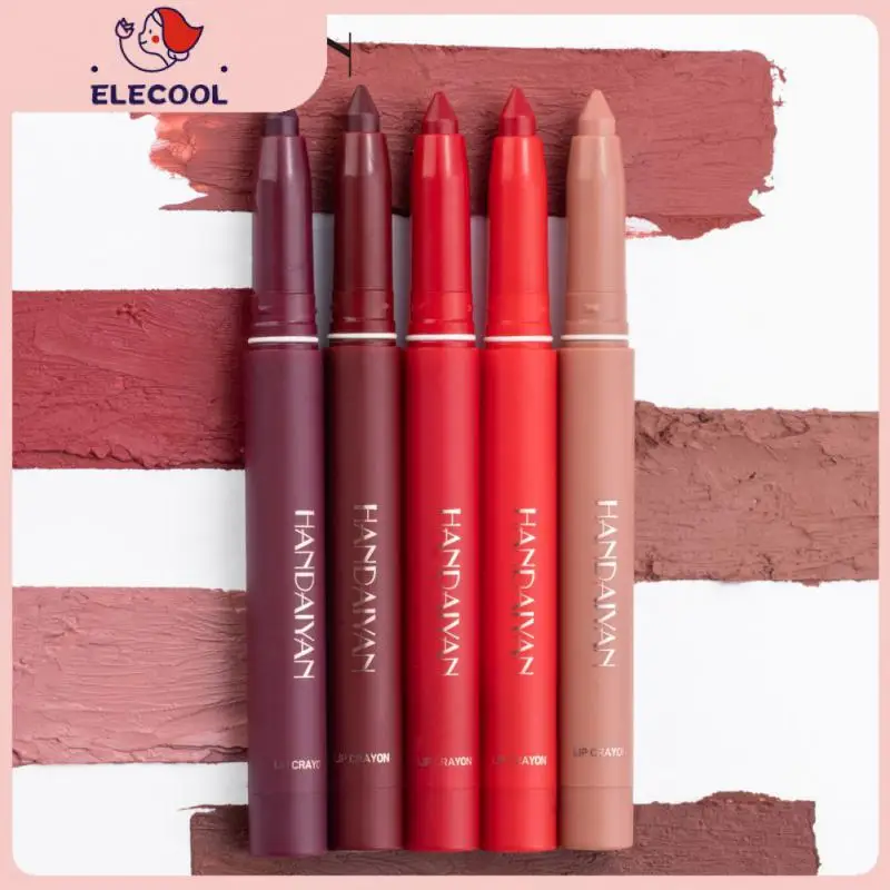 

/set Lipstick Lip Liner Set Makeup Dualuse Lipstick Pen Matte Waterproof Non-fading Sexy Red Pigment Lip Cosmetic Maquiagem