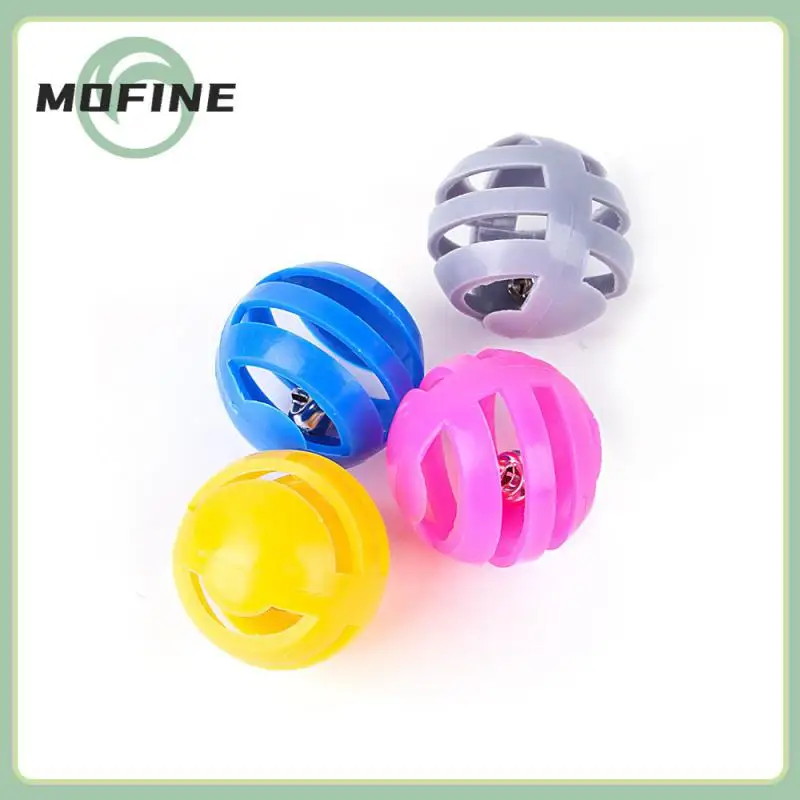 

Environmental Friendly Cat Toys Hollow Out Random Color Ball Non-toxic Durable Toy Ball Pet Products Tasteless Cat Supplies