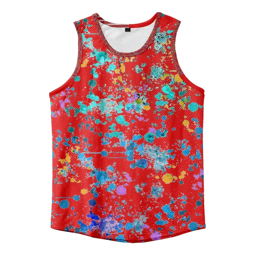 

Новинка лета 2023, модная модель для планшетов, цветные чернила, для улицы, без рукавов, с рисунком в виде сердца