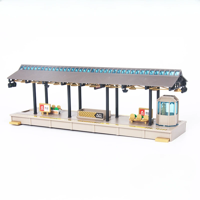 Поезд игрушечный аксессуары украшенная Рождественская елка дорожные знаки