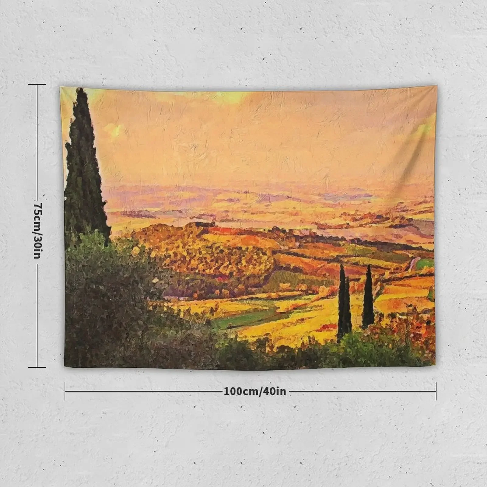 Гобелен в стиле Тосканы украшение комнаты искусственный домашний гобелен