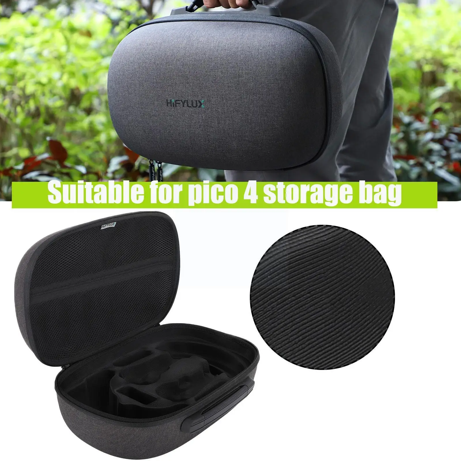 

Сумка для переноски очков Vr, дорожная сумка для хранения, жесткая коробка для хранения Eva для Pico 4, сумка для хранения, аксессуары для перенос...