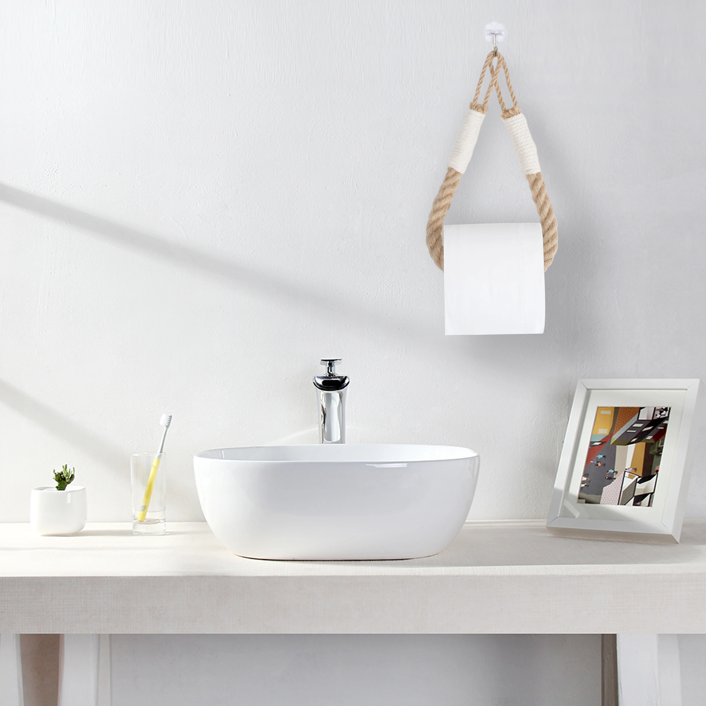 

Держатель для туалетной бумаги и полотенец из конопли