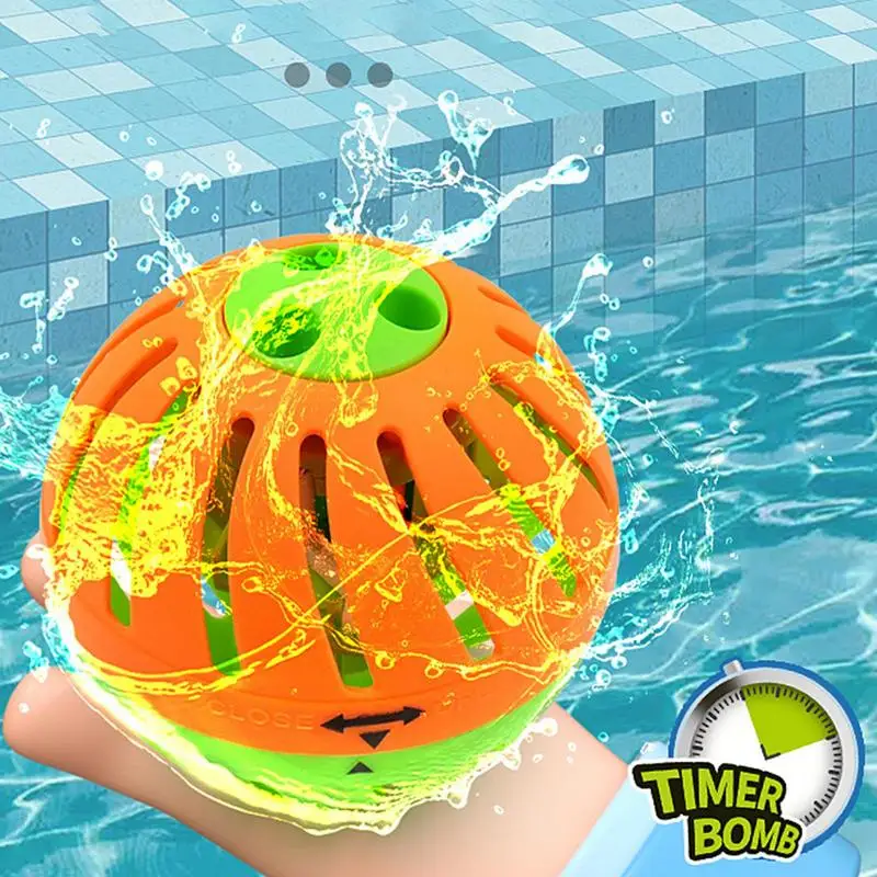 

Summer Water Bombs Toys Reusable Water Balloons With Timer Function Water Game Toys With Timer Function And 50pcs Balloons