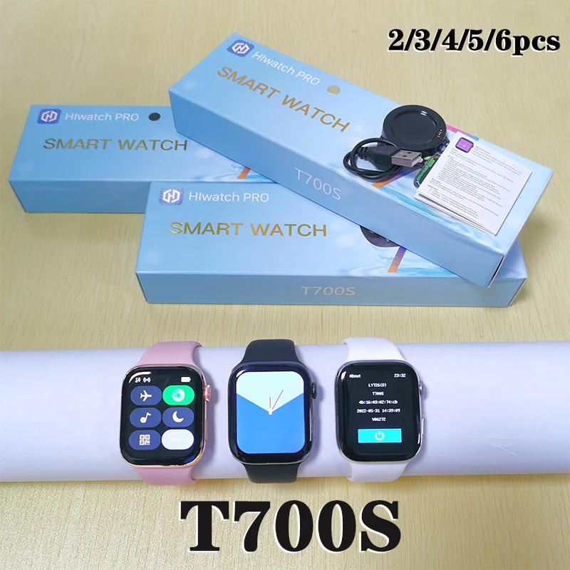 

New T700S Smart Watch 1.86 inch heart rate Message Reminder men women smart watch pk x8 pro max w27 pro t900 pro max iwo12 13 14