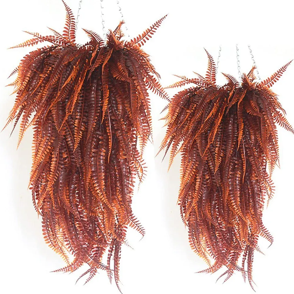 

Home Decoration Artificial Plant 13cm/5.11’’ 150g/5.29oz Fern Persian Leaves Flower Green Simulation Fern Grass