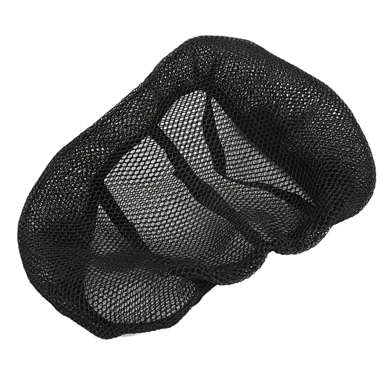

90Cmx52cm Mesh Seat Cover Breathable Motorcycle Cushion, Black Color
