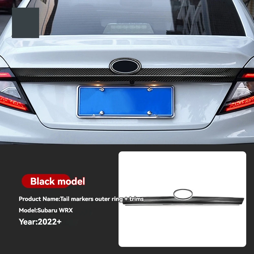 Автомобильный задний багажник из натурального сухого углеродного волокна с