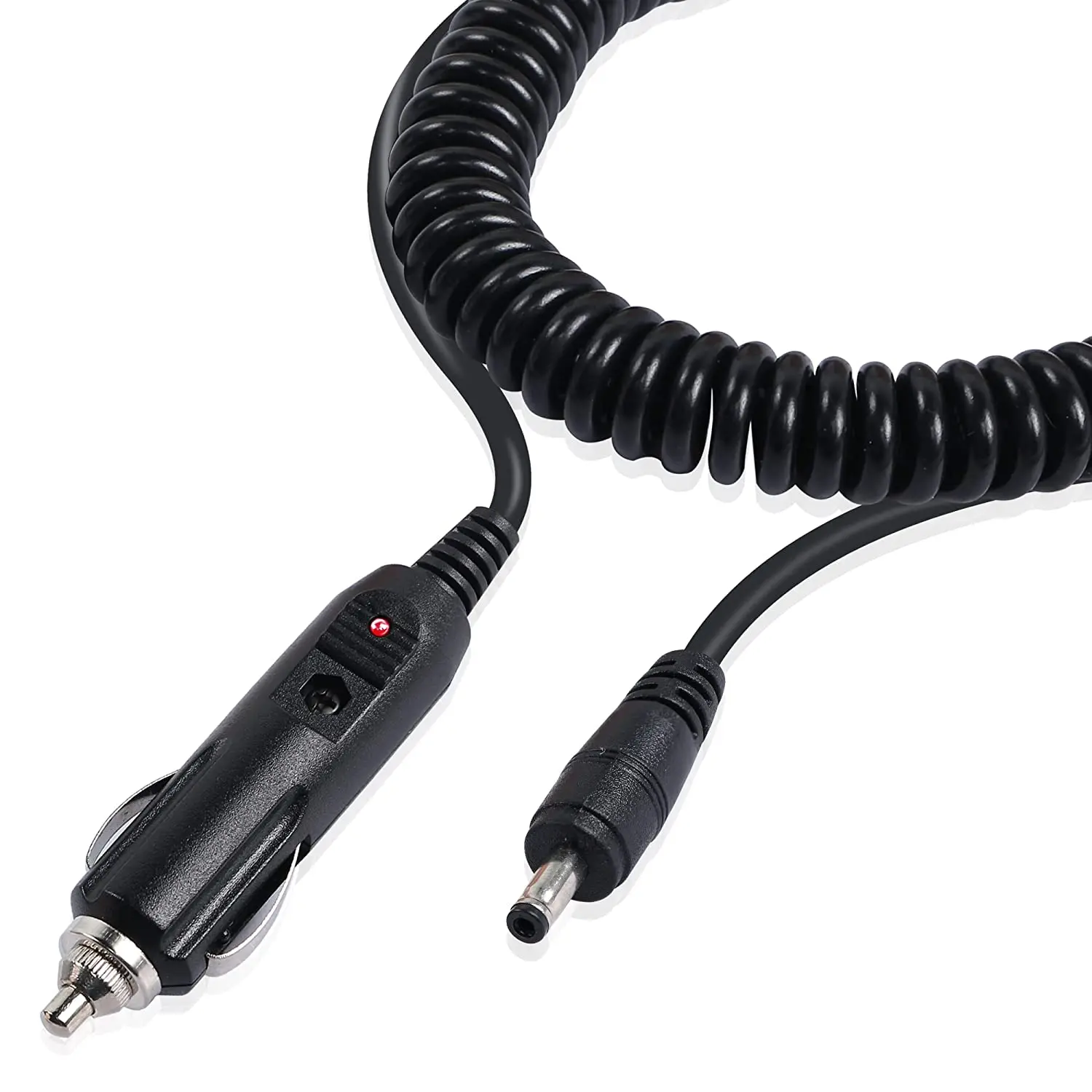 

12V Car Cigarette Lighter Plug Adapter Extension Cable Socket Cord DC5.5x2.1mm Male Connector Socket Plug For Car