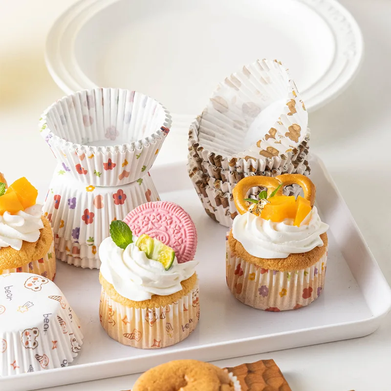 125 шт./упаковка Бумажные Формочки для кексов