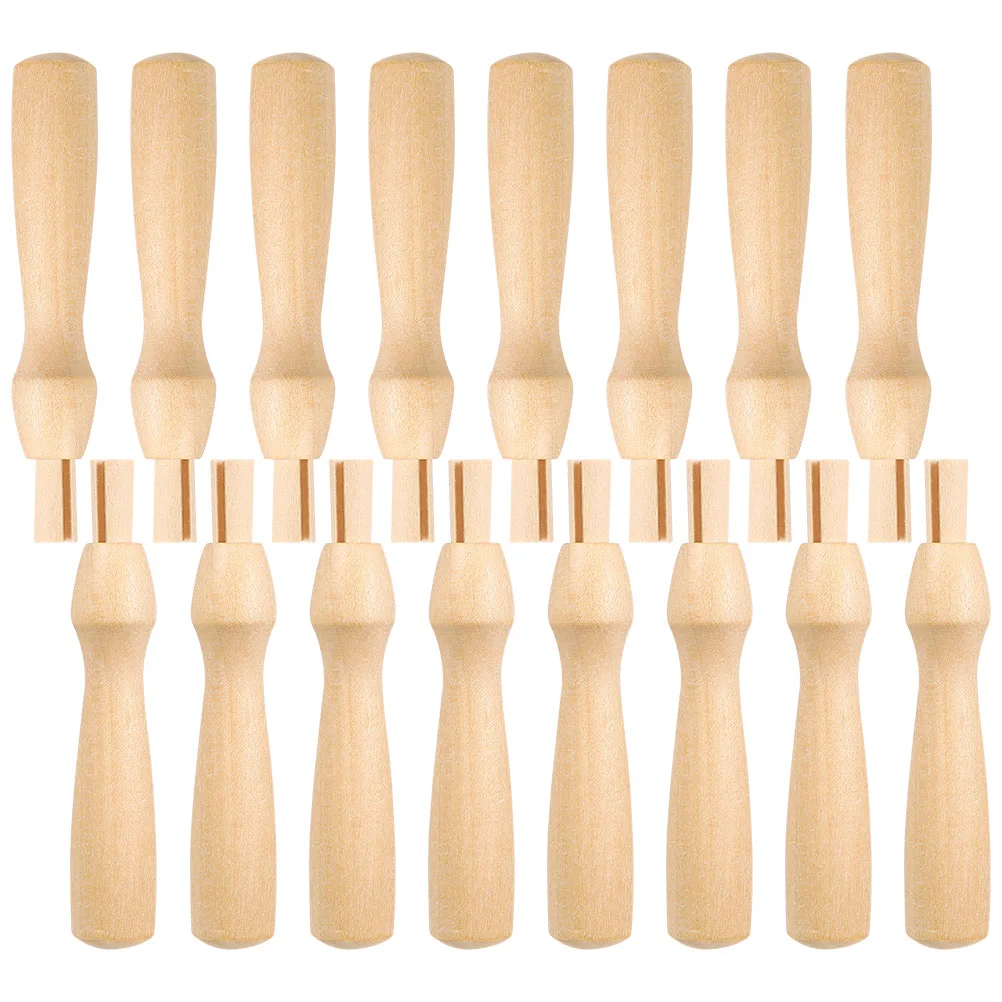 16 шт. забавные инструменты для валяния деревянные ручки иглы запасные части