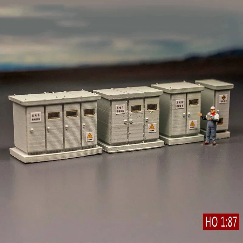 

1/87, модель здания в масштабе HO, распределительная коробка, модель сцены поезда, миниатюрная коллекция, песочный стол, Сборная модель ландшафта, игрушки