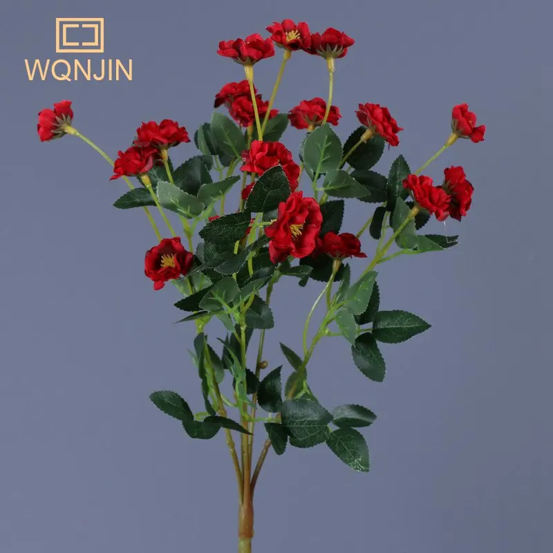 Искусственные розы WQNJIN, шелковые