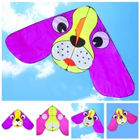 free shipping children cartoon kites large dog kites flying toys outdoor fun nylon kite kids line cerf volant