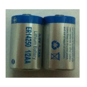 2Pcs/Lot 3.6V ER14250 1/2AA 1200Mah Primary Lithium Battery For Water Meter